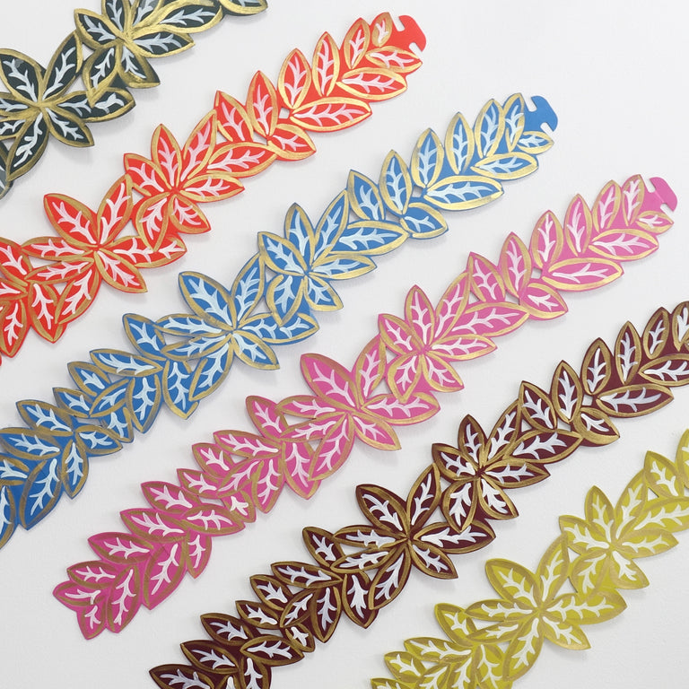 Hand-Painted Paper Party Crowns - Set of Six