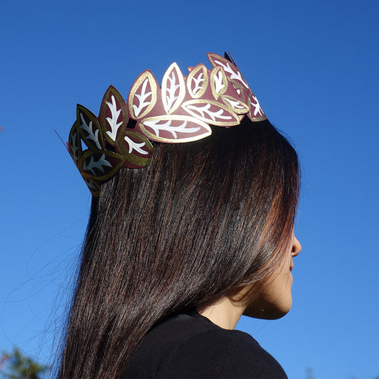 Hand-Painted Paper Party Crowns - Set of Six