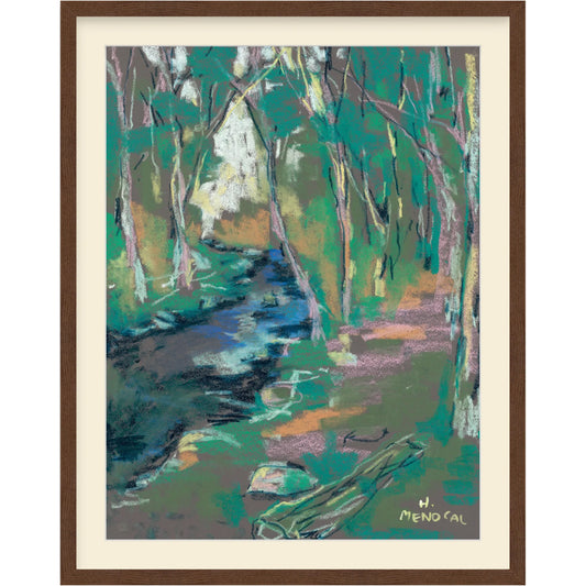 Framed - Original Work on Paper - Outdoors