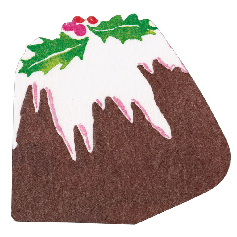 HM for Caspari - Plum Pudding Die-Cut Napkin