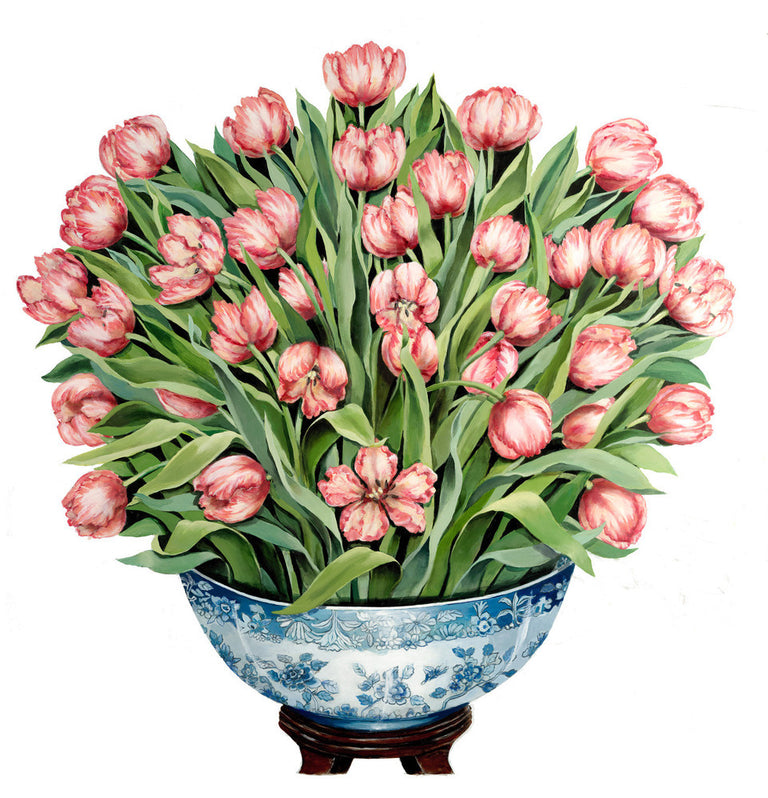 Katharine Barnwell Tulips Fire Screen